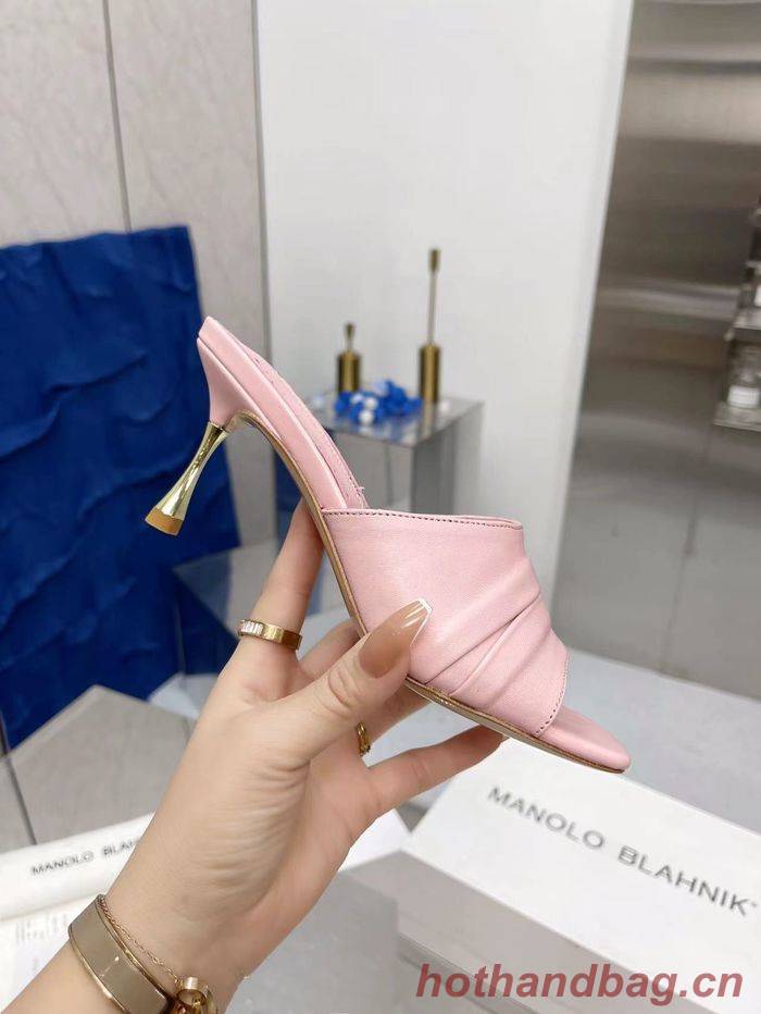 Manolo Blahnik Shoes MBS00032 Heel 7.5CM